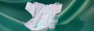 High PE-content diaper 
